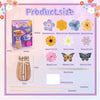Rainbow Poke Art Kit for Kids – DIY Fabric Puncture Painting Craft Set