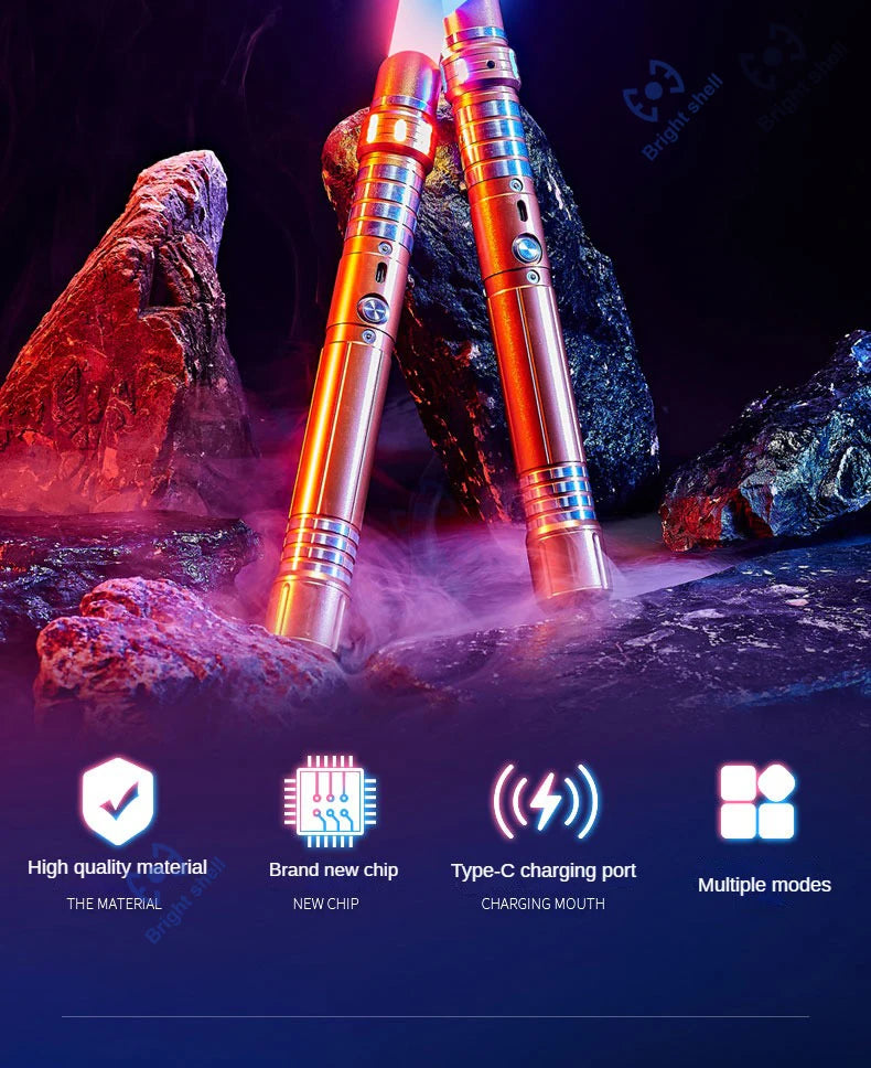 RGB Color-Changing Lightsaber with Sound Effects