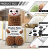 Hand-Knitted Crochet Figurine with Positive Energy Card