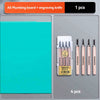 A set of A5 plumbing board and engraving knife with four Junex carving knives.