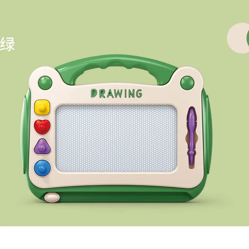 Kids Magnetic Drawing Board with Colorful Graffiti Art Pad