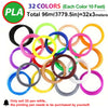 PLA 3D Pen Filament Refill Pack – 1.75mm, Multi-Color Bundle