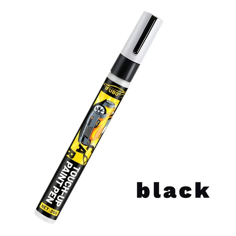 A black Car Paint Repair Pen is shown in a vertical orientation.