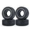1.0" Mud Terrain Tires for 1/18 & 1/24 RC Crawlers (4-Pack)