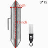 Stainless Steel Guiro with Scraper – Latin Percussion Instrument