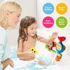 Monkey Caterpillar Wall-Mounted Bath Toy with Waterfall Fun