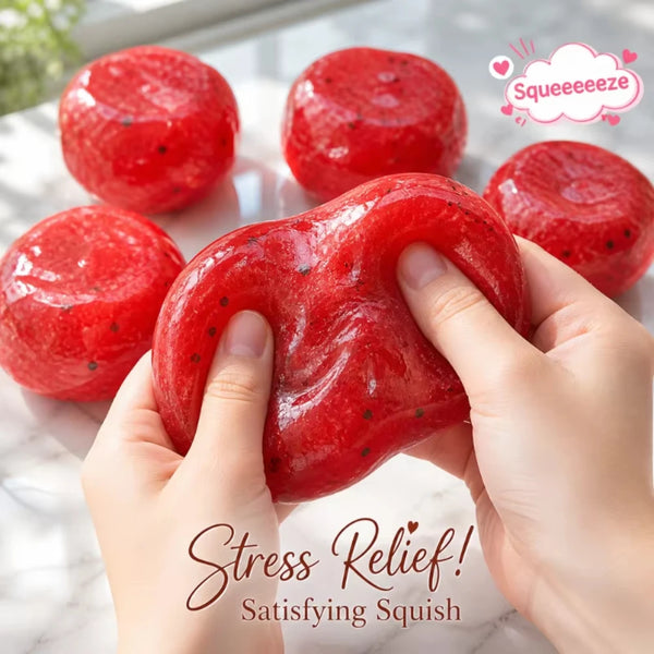 Handmade Watermelon Slushy Squishy Stress Relief Toy