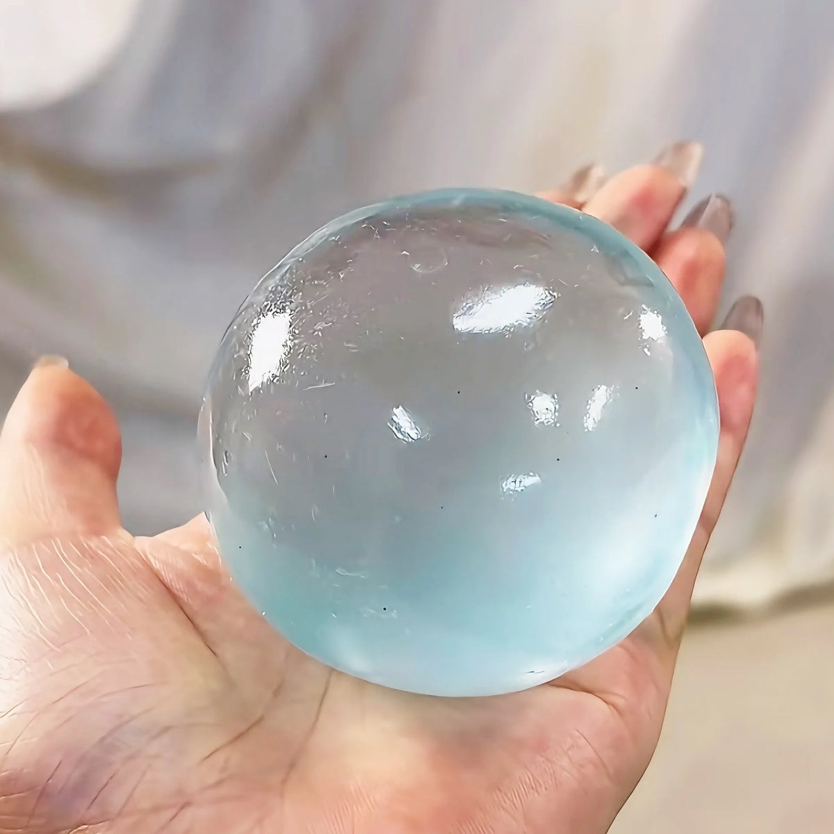 Moldable Stress Relief Squeeze Ball – Slow Rebound Coconut Scent