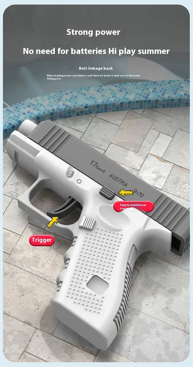 High-Pressure Non-Electric Water Pistol for Summer Outdoor Fun