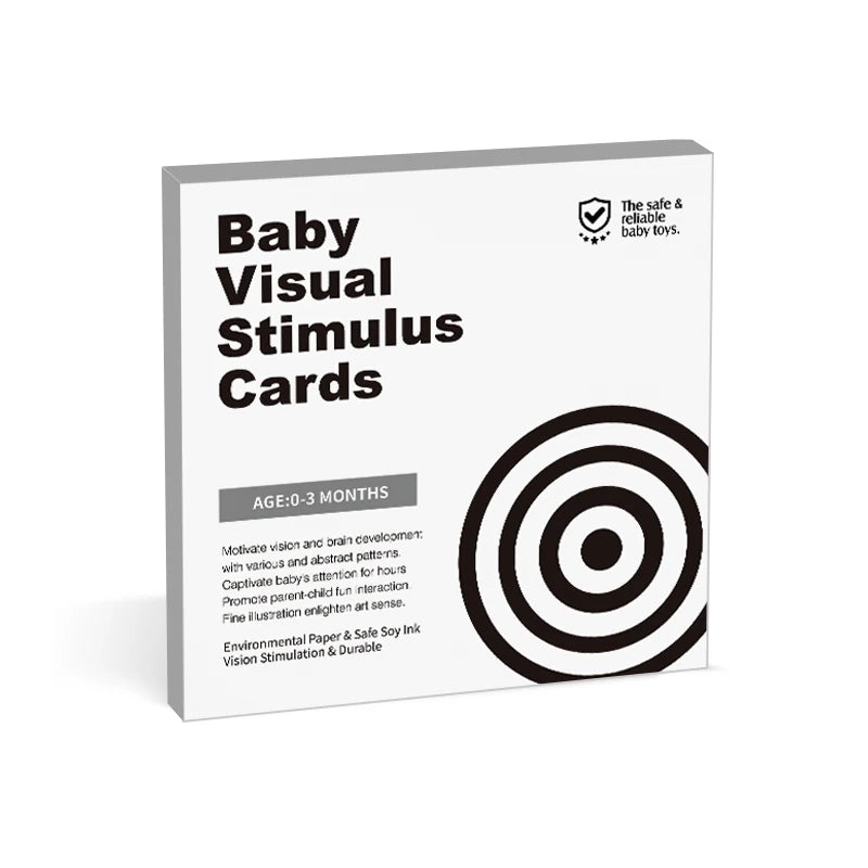High-Contrast Baby Flash Cards for Visual Development