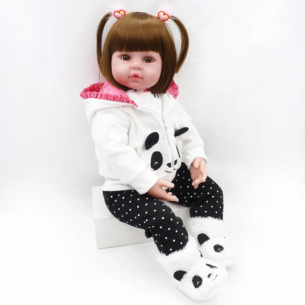 Panda Baby Doll Outfit Set for 18-20 Inch Reborn Dolls