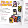 A page from a rulebook for the Polilla Tramposa card game showing components and rules.