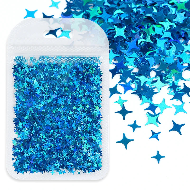 Shimmering Star Resin Sequins for DIY Crafts