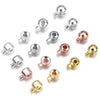 Metal Crimp End Beads for Jewelry Making - Stopper and Positioning Clasps