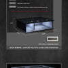 A 1:64 scale LED light-up underground parking garage diorama featuring a model car display.