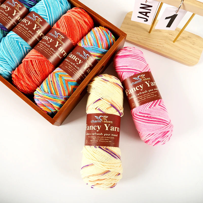 Soft Gradient Acrylic Yarn - 200g per Ball