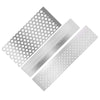 Three stainless steel cross rulers for diamond painting displayed diagonally.