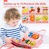 Montessori Busy Board for Toddlers – Sensory Learning & Fine Motor Skills Activity Board
