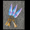 Purple Telescopic Rumi Sword Cosplay Prop