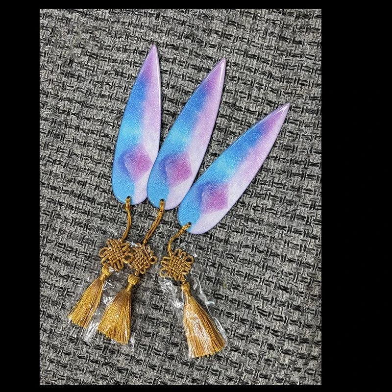 Purple Telescopic Rumi Sword Cosplay Prop