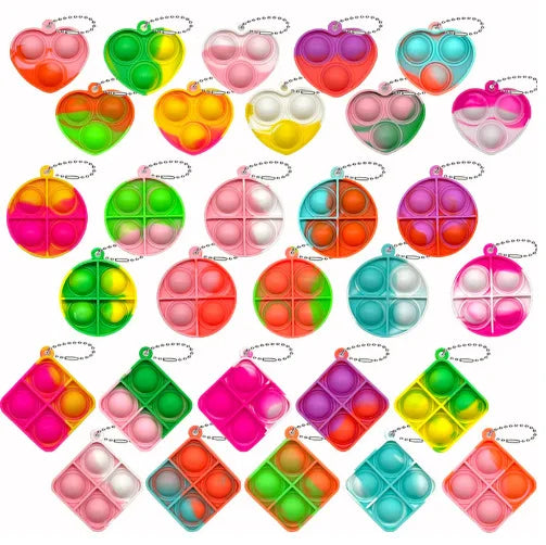 Mini Pop Keychain Fidget Sensory Toys