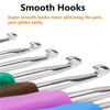 Ergonomic Crochet Hook Set with Storage Case