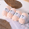 Soft Milk Cotton Yarn Value Pack - 4 Balls for Knitting & Crochet