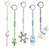 Adjustable Silicone Pacifier Clip with Anti-Drop Chain