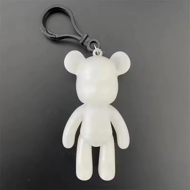 DIY Fluid Bear Sculpture Kit - Paintable Resin Bear Figurine for Creative Home Decor