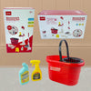 Kids Cleaning Playset – Pretend Play Mop, Broom, Bucket & More