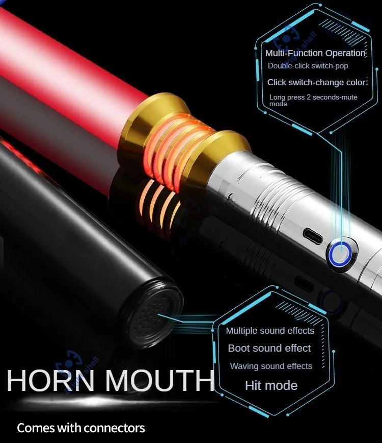 RGB Color-Changing Lightsaber with Sound Effects