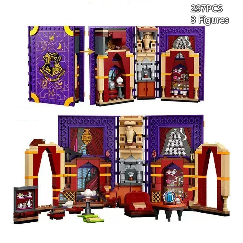 Magic Book Building Blocks Set – 6 Enchanted Worlds to Build