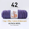 Luxurious Alpaca Wool Blend Yarn — 500g Thick Knitting Yarn