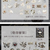 Vintage Alchemy Washi Sticker Pack – 50 Unique Metal-Inspired Designs for DIY Crafts