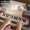37-Key Kids Electronic Piano Keyboard with Microphone