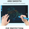 Glare-Free LCD Drawing Tablet with Pressure-Sensitive Stylus