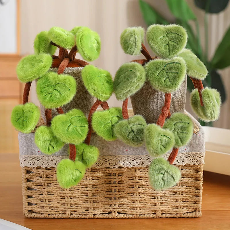 Lifelike Pothos Plush Plant – Soft Home Decor Accent