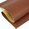 Roll of rust red crazy horse leather hide with an oily finish for DIY projects