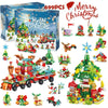 24-Day Christmas Advent Calendar with DIY Tree & Train Set