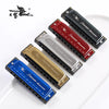 10-Hole C Diatonic Harmonica with Carrying Case