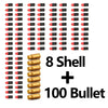 Soft Bullet Toy Pistol with Ejecting Shells