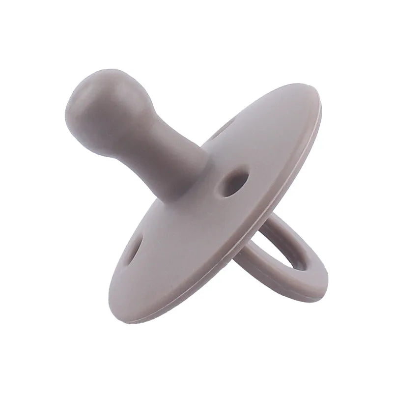 Soft Silicone Baby Pacifier with Clip Chain