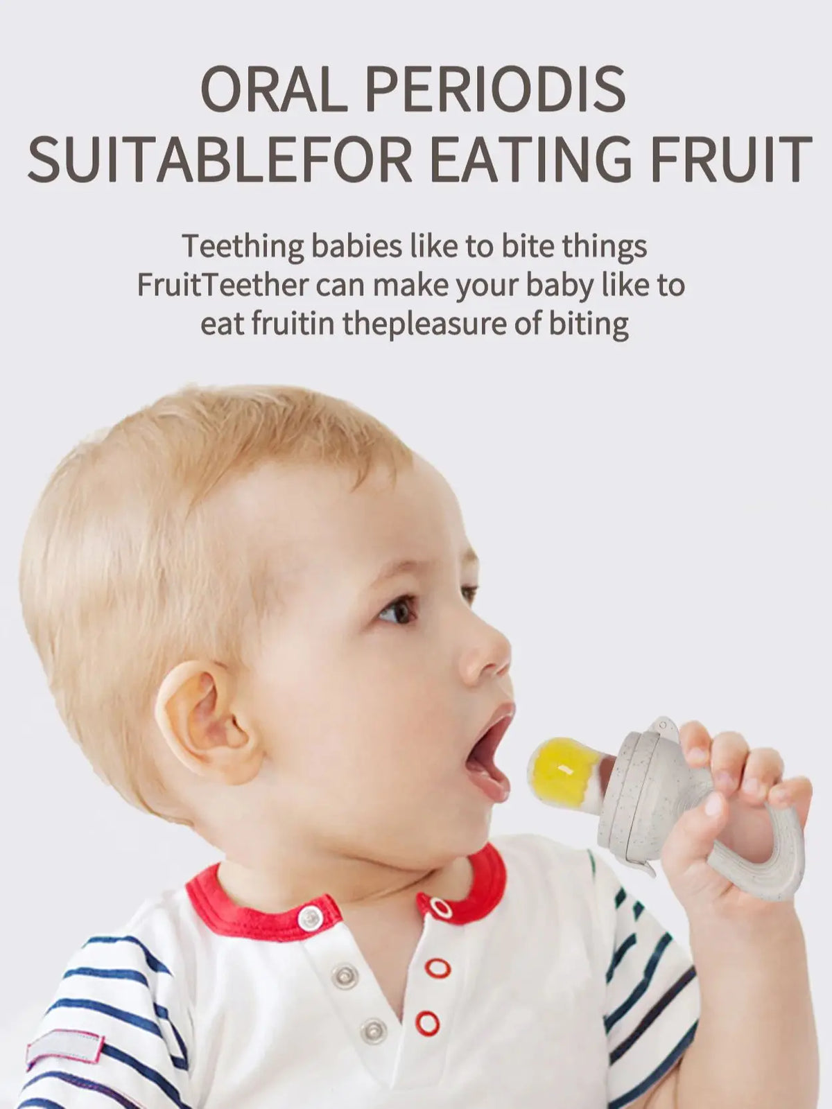 Baby Fruit Feeder with Silicone Mesh Bag