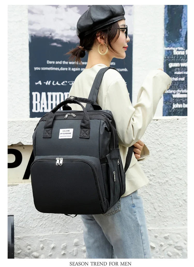 Large Capacity Diaper Bag Backpack with Changing Mat