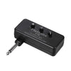 Black Flatsons F1R portable headphone guitar amp with a jack output.