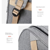 Large Capacity Diaper Bag Backpack with Changing Mat