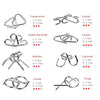 Metal Chinese Ring Puzzle Set – Brain Teaser IQ Game