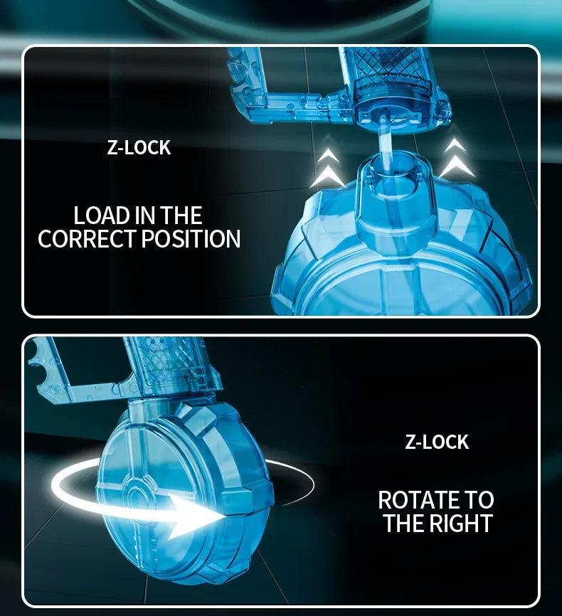 Electric LED Water Blaster with Large Capacity Tank