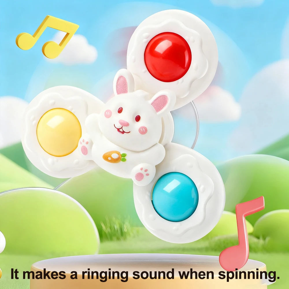 Suction Cup Spinner Toy for Baby Bath & Play
