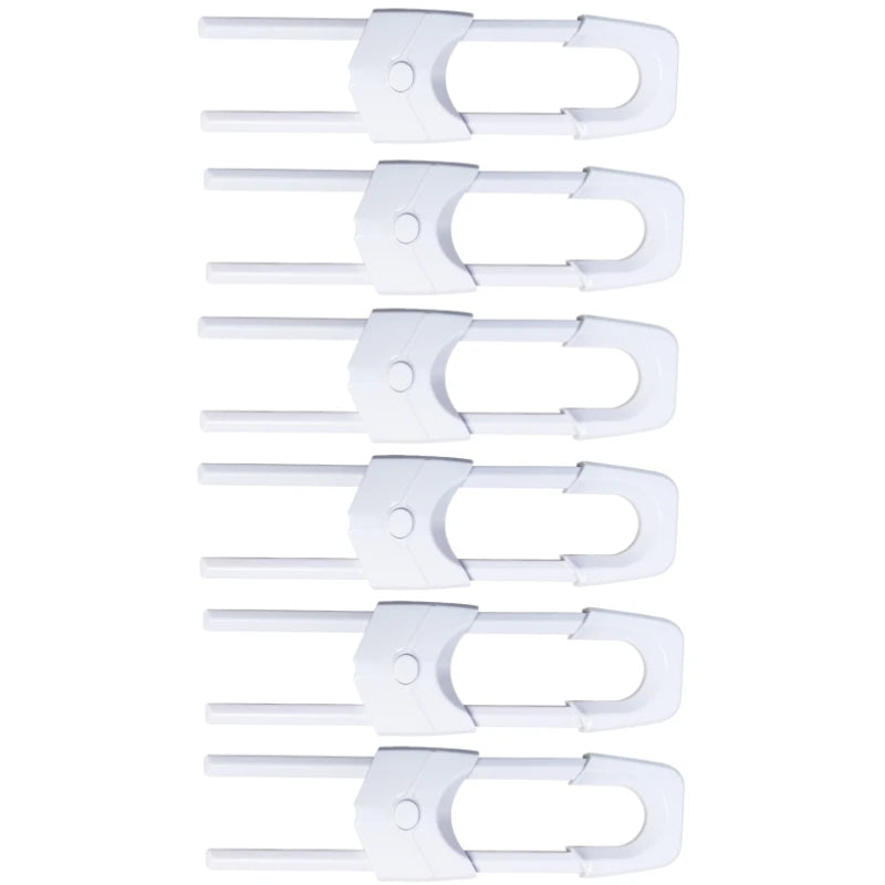 Adjustable U-Shaped Cabinet Locks for Child Safety